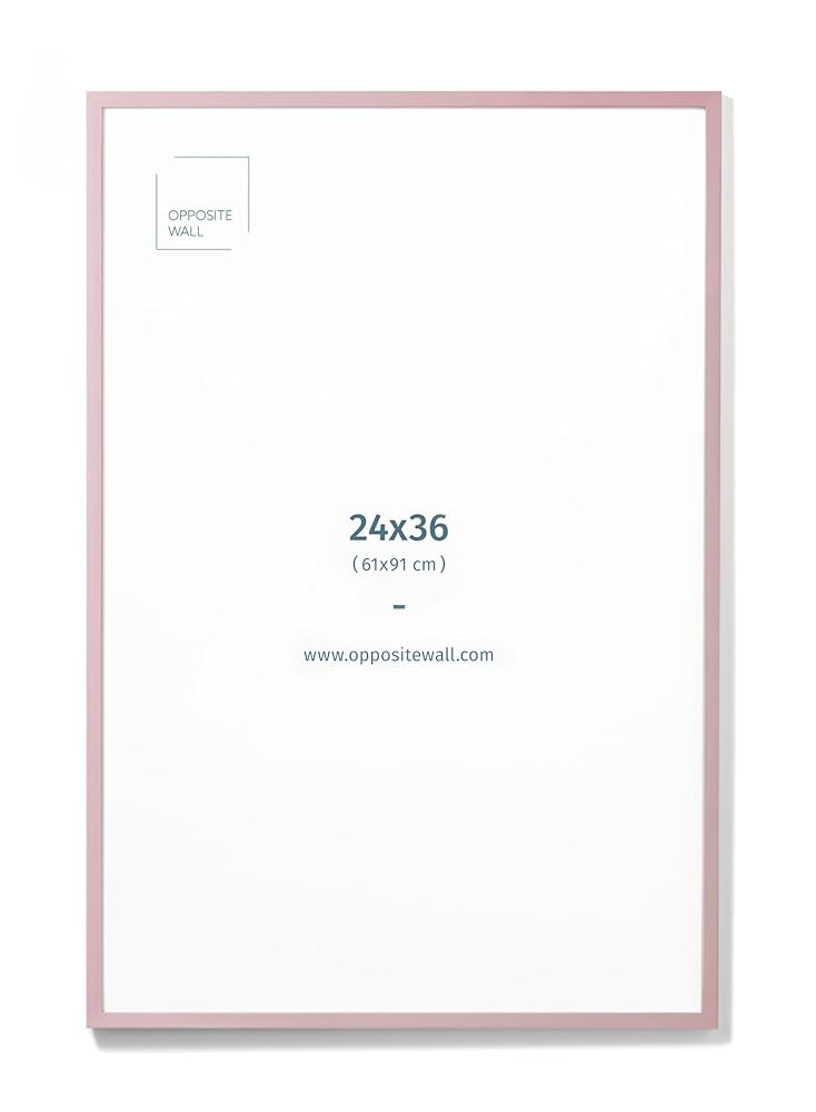 Amazon.co.jp: (24 x 36インチ | 61 x 91 cm) ピンク 無垢材